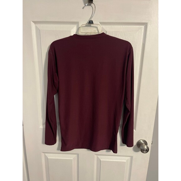 Badger Sport Pro-Compression Long Sleeve Shirt Size L Maroon New Without Tag - Picture 3 of 5